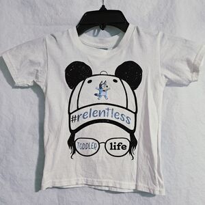 Gildan White Relentless Graphic Kids T-Shirt